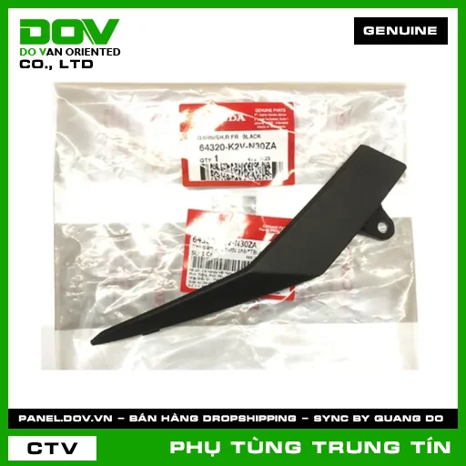 ỐP TRANG TRÍ TRƯỚC PHẢI*TBLACK* | 64320-K2V-N30ZA | HONDA — 64320K2VN30ZA