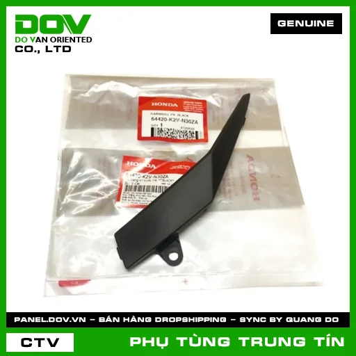 ỐP TRANG TRÍ TRƯỚC TRÁI *TBLACK* | 64420-K2V-N30ZA | HONDA — 64420K2VN30ZA