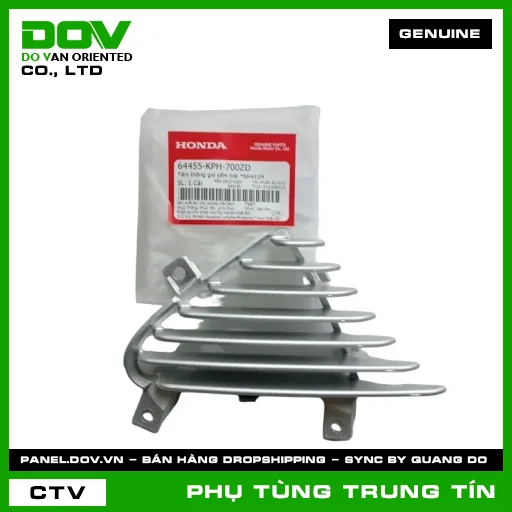 TẤM THÔNG GIÓ YẾM TRÁI *NH411M | 64455-KPH-700ZD | HONDA (FUTURE, FUTURE NEO) — 64455KPH700ZD