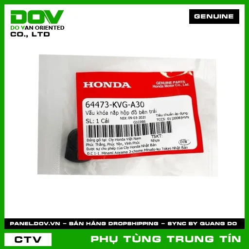 VẤU KHÓA NẮP HỘP ĐỒ BÊN TRÁI | 64473-KVG-A30 | HONDA (AIR BLADE 110) — 64473KVGA30