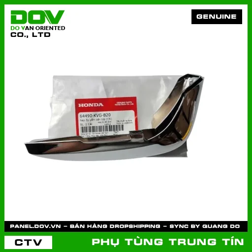 NẸP ỐP YẾM BÊN TRÁI (CR) | 64490-KVG-B20 | HONDA (AIR BLADE, AIR BLADE 110) — 64490KVGB20