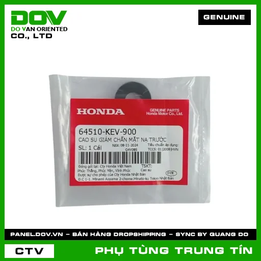 CAO SU GIẢM CHẤN MẶT NẠ TRƯỚC | 64510-KEV-900 | HONDA (FUTURE NEO, WAVE 100, WAVE ALPHA) — 64510KEV900