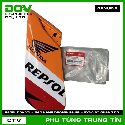Bộ ốp yếm trái trước *YR271* | 64600-KVG-V00ZA | HONDA (AIR BLADE, AIR BLADE 110) — 64600KVGV00ZA