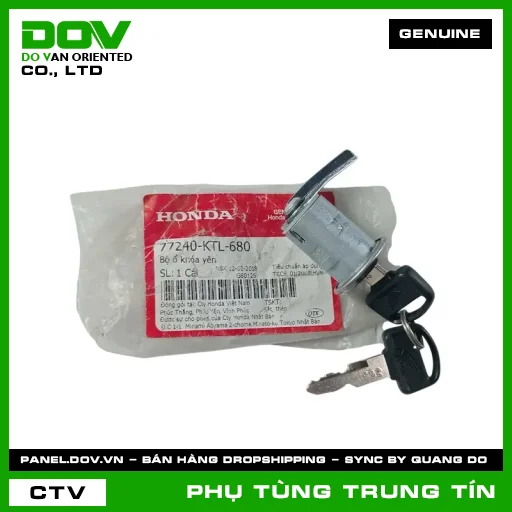 BỘ Ổ KHÓA YÊN | 77240-KTL-680 | HONDA (WAVE 100) — 77240KTL680