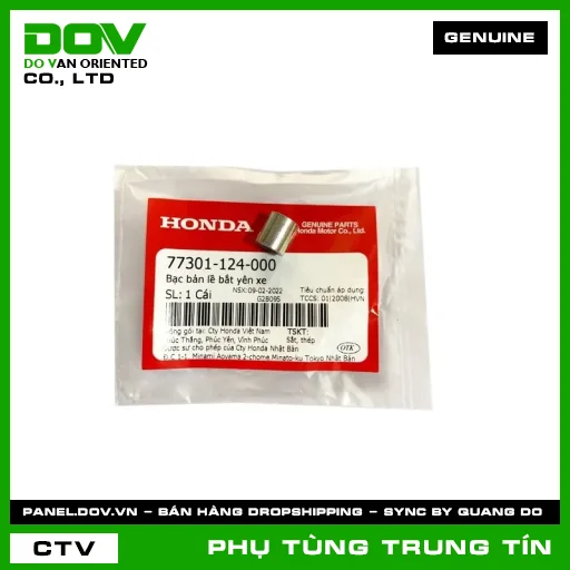 BẠC BẢN LỀ BẮT YÊN XE | 77301-124-000 | HONDA (SUPER DREAM) — 77301124000