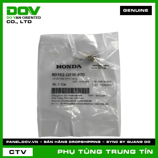 LÒ XO NẮP BÌNH XĂNG | 80162-GFM-970 | HONDA (LEAD 110) — 80162GFM970