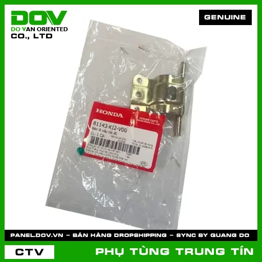 BẢN LỀ NẮP HỘC ĐỒ | 81143-K12-V00 | HONDA (LEAD 125) — 81143K12V00