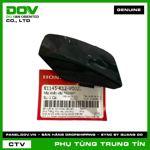 NẮP KHẨN CẤP *G209P* | 81145-K12-V00ZL | HONDA (LEAD, LEAD 125) — 81145K12V00ZL