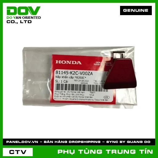 NẮP KHẨN CẤP *R350C* | 81145-K2C-V00ZA | HONDA (VISION, VISION 110) — 81145K2CV00ZA
