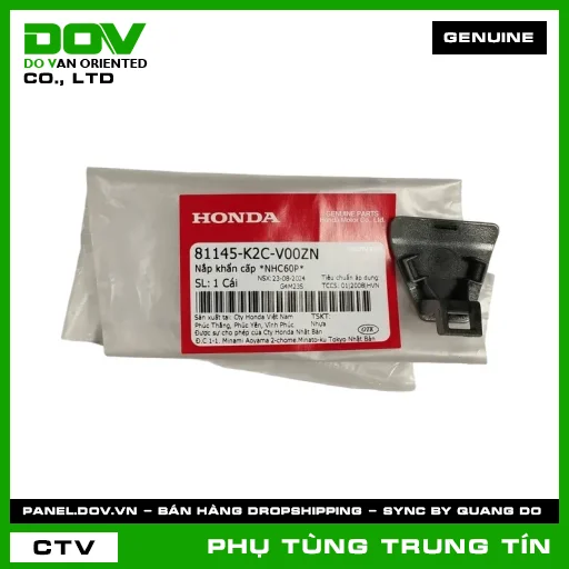 NẮP KHẨN CẤP *NHC60P* | 81145-K2C-V00ZN | HONDA (VISION, VISION 110) — 81145K2CV00ZN