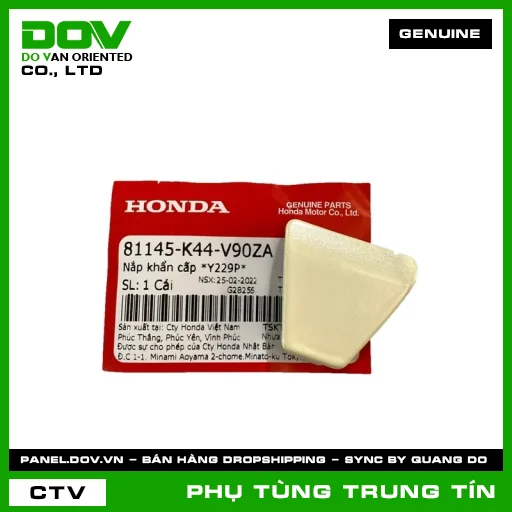 NẮP KHẨN CẤP *Y229P* | 81145-K44-V90ZA | HONDA — 81145K44V90ZA