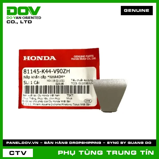 NẮP KHẨN CẤP *NHA40M* | 81145-K44-V90ZH | HONDA — 81145K44V90ZH