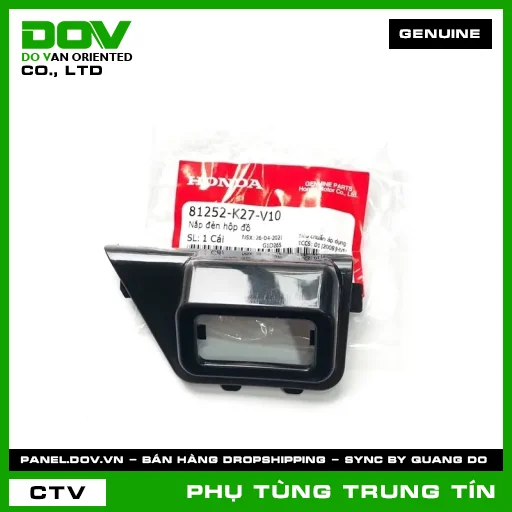 NẮP ĐÈN HỘP ĐỒ | 81252-K27-V10 | HONDA (AIR BLADE 125) — 81252K27V10