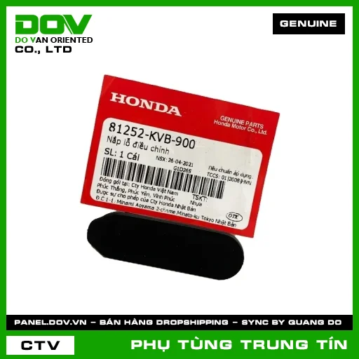 Nắp lỗ điều chỉnh | 81252-KVB-900 | HONDA (AIR BLADE 110, CLICK 110) — 81252KVB900