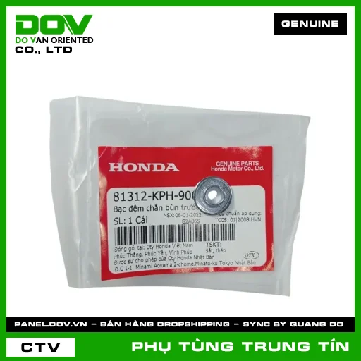 BẠC ĐỆM CHẮN BÙN TRƯỚC | 81312-KPH-900 | HONDA (BLADE 110, FUTURE 125, FUTURE NEO, MSX 125, SUPER CUB C125, WAVE 100, WAVE ALPHA, WAVE ALPHA 110, WAVE RSX 110) — 81312KPH900