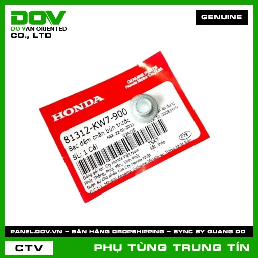 BẠC ĐỆM CHẮN BÙN TRƯỚC | 81312-KW7-900 | HONDA (WAVE ALPHA) — 81312KW7900