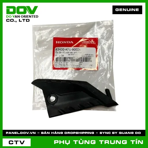 ỐP CẦN ĐỂ CHÂN SAU PHẢI *NH-1* | 83430-K01-900ZA | HONDA (SH 125/150, SH 125/160, SH 350) — 83430K01900ZA