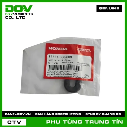 NÚM CAO SU CÀI CỐP XE | 83551-300-000 | HONDA (CB250 NIGHTHAWK, CB300R, CB350 H'NESS, CB500F, CB500X, CB650R, CBR500R, CBR650R, GOLDWING, MSX 125, NX500, SH 125/150, SUPER DREAM) — 83551300000