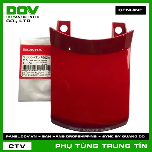 BỘ ỐP ĐUÔI SAU *R263*M | 83600-KTL-790ZA | HONDA (WAVE) — 83600KTL790ZA