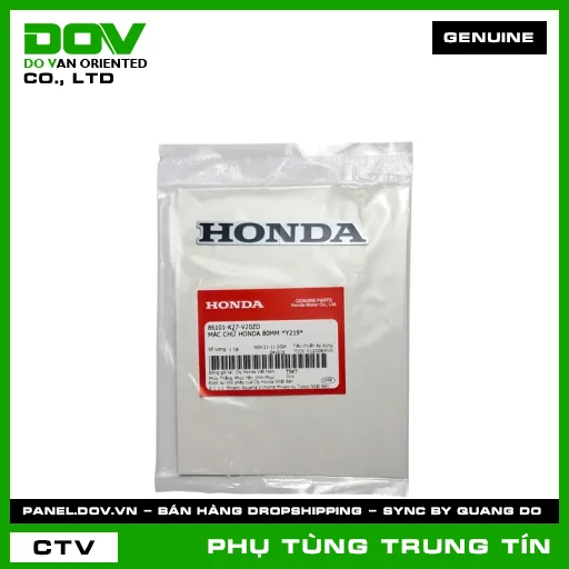 MÁC CHỮ HONDA 80MM *Y219* | 86101-K27-V20ZD | HONDA (AIR BLADE 125) — 86101K27V20ZD