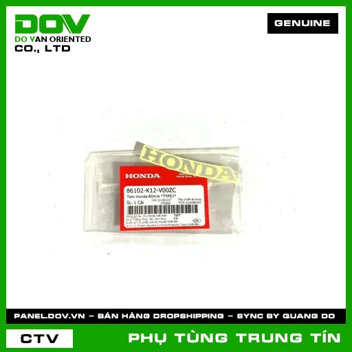 TEM HONDA 80MM *NH411* | 86102-K12-V00ZC | HONDA (LEAD 125) — 86102K12V00ZC