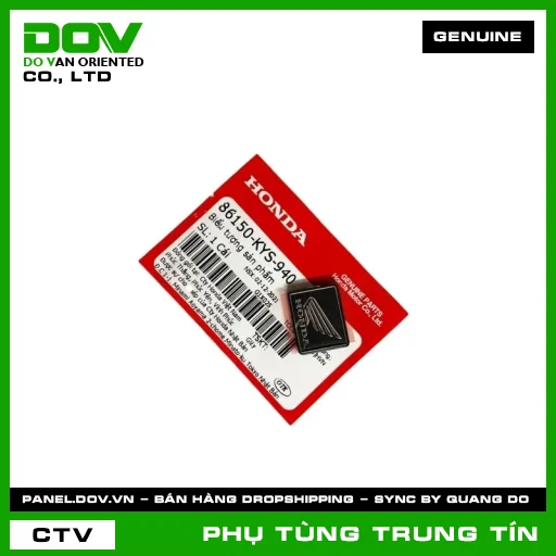 BIỂU TƯỢNG SẢN PHẨM | 86150-KYS-940 | HONDA (AIR BLADE 125/160, DREAM 110, LEAD 125, SH 125/150, SH 125/160, SH 350, SH MODE, VISION 110, WAVE RSX 110, WINNER 150, WINNER R) — 86150KYS940