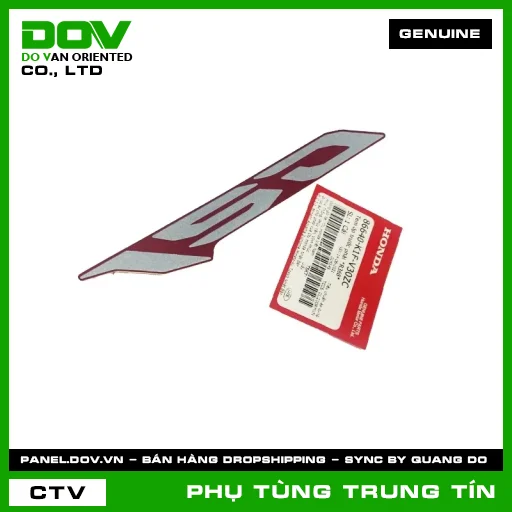 TEM ỐP TRƯỚC PHẢI *R368* | 86640-K1F-V30ZC | HONDA — 86640K1FV30ZC