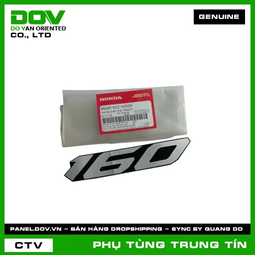TEM ỐP TRƯỚC PHẢI *NHB25* | 86640-K2Z-V00ZA | HONDA (AIR BLADE 125/160) — 86640K2ZV00ZA