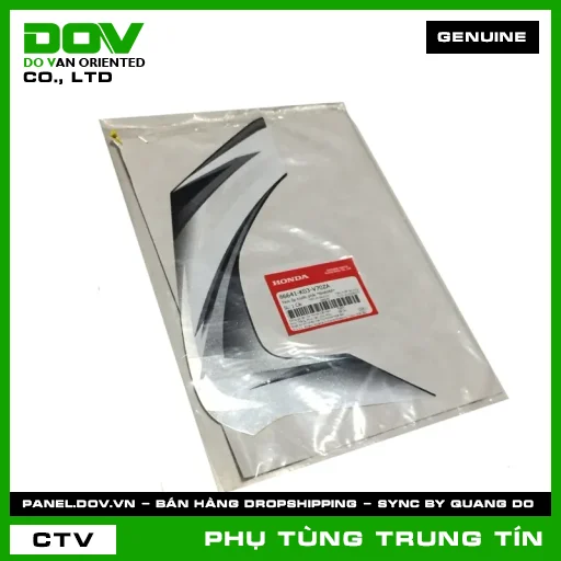 TEM ỐP TRƯỚC PHẢI *NHA96P* | 86641-K03-V70ZA | HONDA (WAVE RSX 110) — 86641K03V70ZA