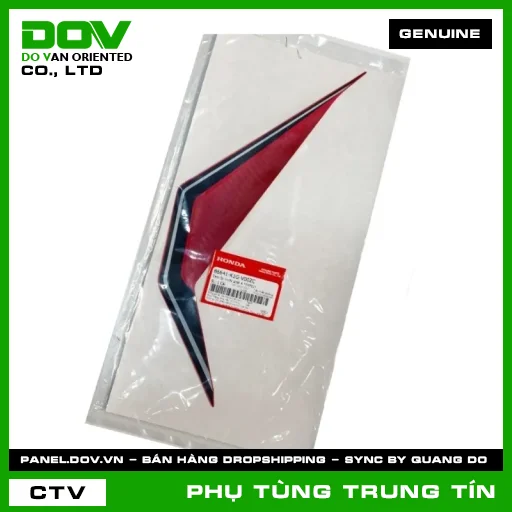 TEM ỐP TRƯỚC PHẢI A *TYPE2* | 86641-K1G-V00ZC | HONDA (AIR BLADE 125/150) — 86641K1GV00ZC