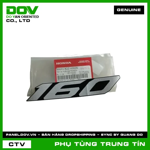 TEM ỐP TRƯỚC TRÁI *NHB25* | 86641-K2Z-V00ZA | HONDA (AIR BLADE 125/160) — 86641K2ZV00ZA