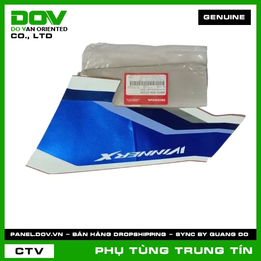 TEM A ỐP SƯỜN PHẢI  *R389* | 86641-K56-V70ZA | HONDA (WINNER X) — 86641K56V70ZA