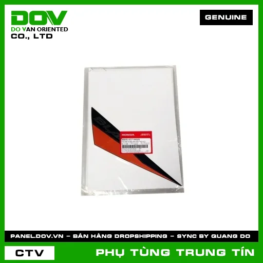 TEM DÁN A CÁNH YẾM PHẢI *YR322C* | 86641-K57-V80ZB | HONDA — 86641K57V80ZB