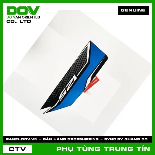 TEM A ỐP TRƯỚC PHẢI *YR322C* | 86641-K66-V00ZA | HONDA (AIR BLADE 125) — 86641K66V00ZA