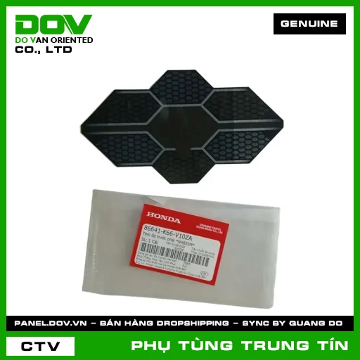 TEM ỐP TRƯỚC PHẢI *NHB25M* | 86641-K66-V10ZA | HONDA (AIR BLADE 125) — 86641K66V10ZA
