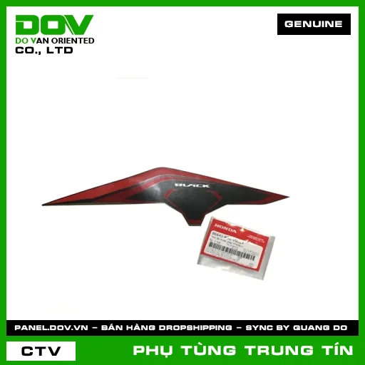 TEM ỐP TRƯỚC PHẢI *TYPE1* | 86641-K66-V90ZA | HONDA — 86641K66V90ZA