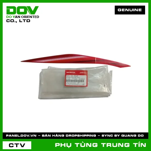 TEM MẶT NẠ TRƯỚC PHẢI *R340* | 86641-KZL-E00ZF | HONDA (VISION 110) — 86641KZLE00ZF