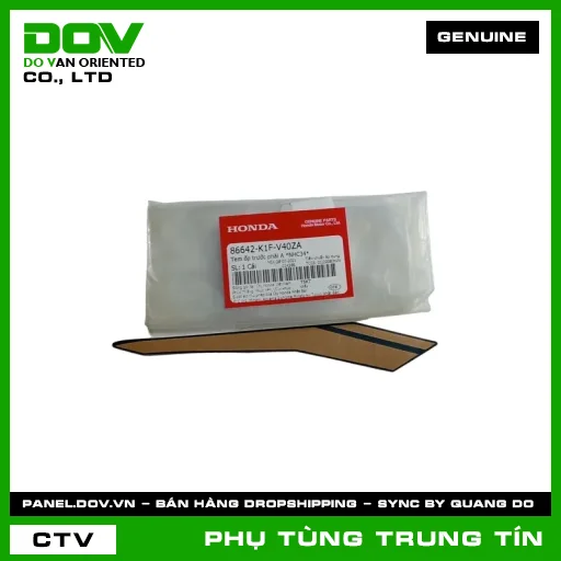 TEM ỐP TRƯỚC PHẢI A *NHC34* | 86642-K1F-V40ZA | HONDA — 86642K1FV40ZA