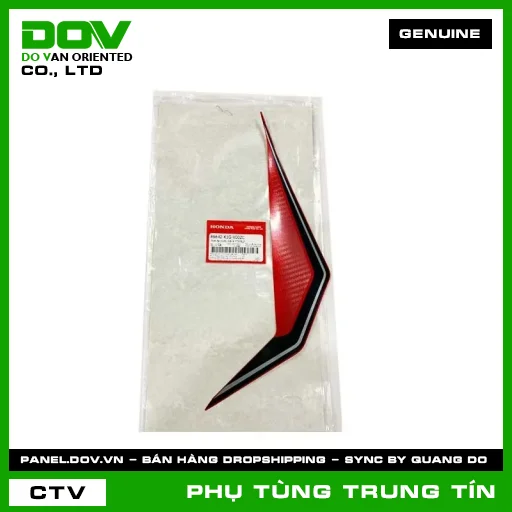TEM ỐP TRƯỚC TRÁI A *TYPE2* | 86642-K1G-V00ZC | HONDA (AIR BLADE 125/150) — 86642K1GV00ZC