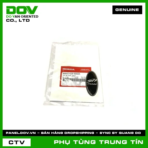 TEM ỐP TRƯỚC *NH1* | 86642-K29-900ZA | HONDA (SH MODE) — 86642K29900ZA