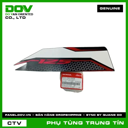TEM ỐP TRƯỚC TRÁI *NHB35P* | 86642-K66-VN0ZB | HONDA — 86642K66VN0ZB