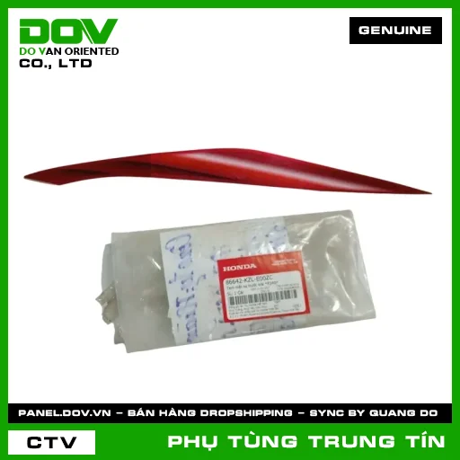 TEM MẶT NẠ TRƯỚC TRÁI *R340* | 86642-KZL-E00ZC | HONDA (VISION 110) — 86642KZLE00ZC