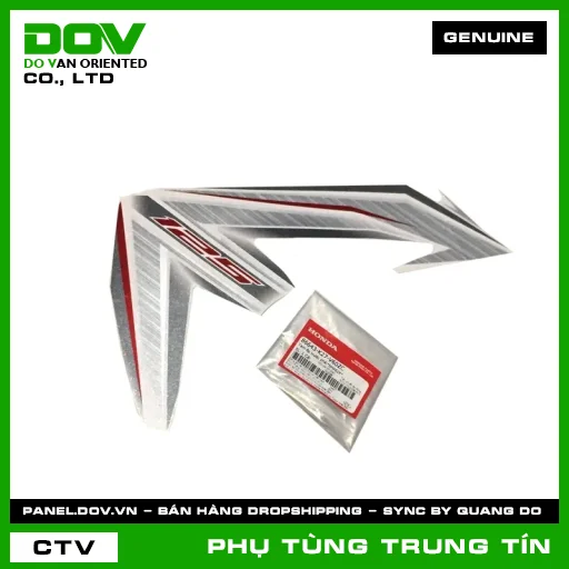 TEM ỐP TRƯỚC PHẢI*NHA62X* | 86643-K27-V60ZC | HONDA (AIR BLADE 125) — 86643K27V60ZC