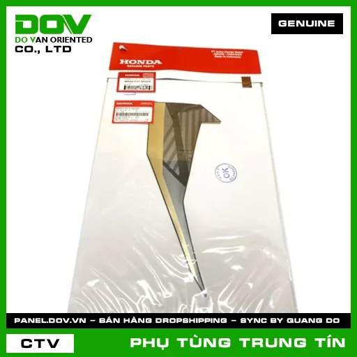 TEM ỐP TRƯỚC TRÁI A *TYPE1* | 86643-K2V-N50ZB | HONDA — 86643K2VN50ZB