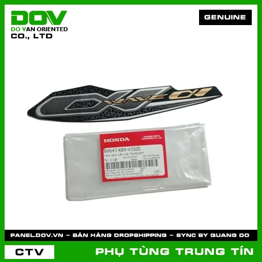TEM CÁNH YẾM TRÁI *NHB25M* | 86643-K89-V30ZE | HONDA (WAVE ALPHA 110) — 86643K89V30ZE