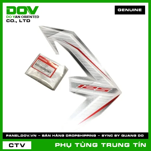 TEM ỐP TRƯỚC TRÁI*NHA62X* | 86644-K27-V60ZC | HONDA (AIR BLADE 125) — 86644K27V60ZC
