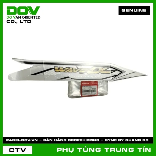 TEM ỐP SƯỜN PHẢI *NHB55P* | 86644-K89-V20ZC | HONDA (WAVE ALPHA 110) — 86644K89V20ZC