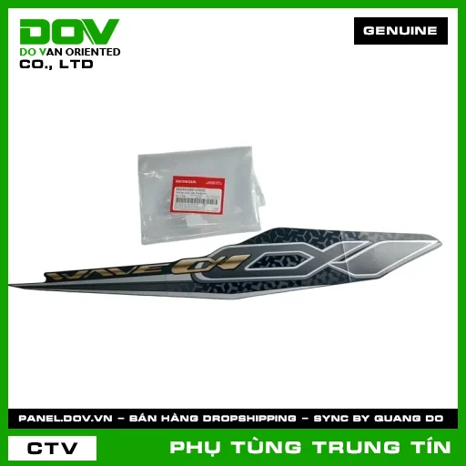 TEM ỐP SƯỜN PHẢI *NHB25M* | 86644-K89-V30ZE | HONDA (WAVE ALPHA 110) — 86644K89V30ZE