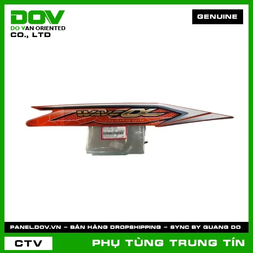 TEM ỐP SƯỜN PHẢI *YR322C* | 86644-K89-V40ZA | HONDA (WAVE ALPHA 110) — 86644K89V40ZA