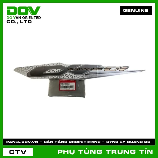 TEM ỐP SƯỜN PHẢI *NHA76* | 86644-K89-V70ZD | HONDA (WAVE ALPHA 110) — 86644K89V70ZD